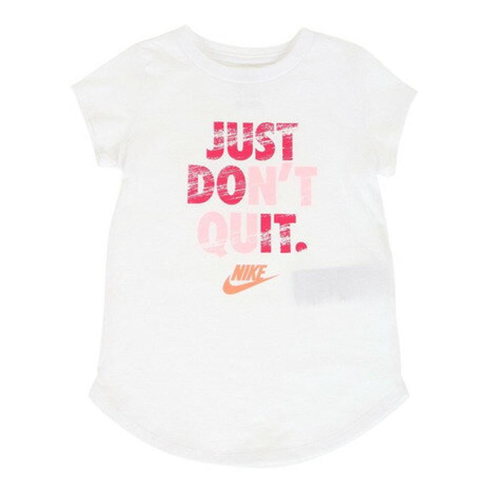 ナイキ(NIKE)(キッズ)半袖Tシャツ キッズ ガールズ JUST DONT QUIT ※要サイズ確認 26J077-001
