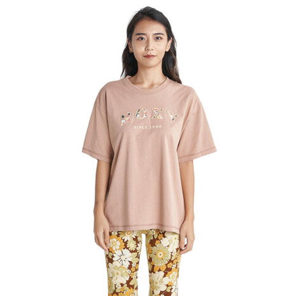 ロキシー(ROXY)(レディース)半袖Tシャツ レディース VINTAGE FLOWER LOGO Tシャツ RST232033 COR