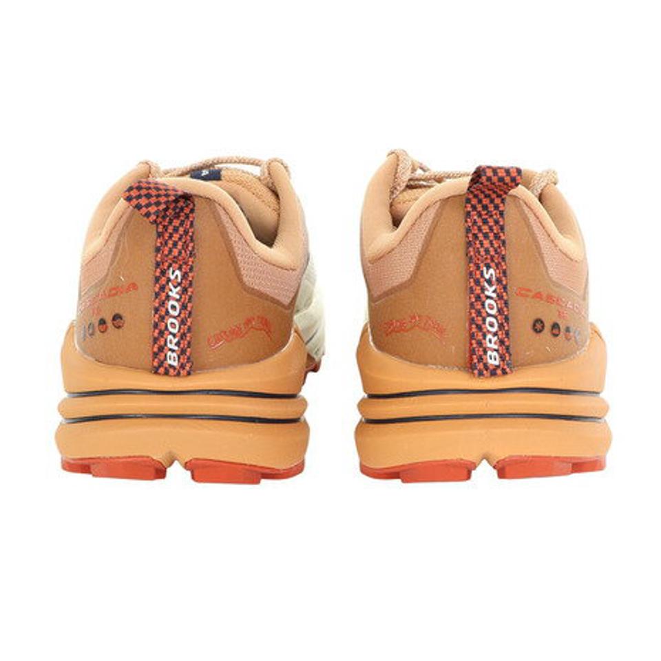 ブルックス（BROOKS）（メンズ）ランニングシューズ カスケディア16 ホワイト ベージュ BMM3763 W/BR スニーカー トレイルラン トレーニング 安定性 軽量