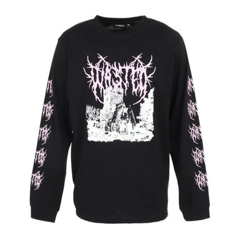 WASTED PARIS(WASTED PARIS)(メンズ)長袖Tシャツ メンズ アイソレイト 23SSD3-07204-005-BK