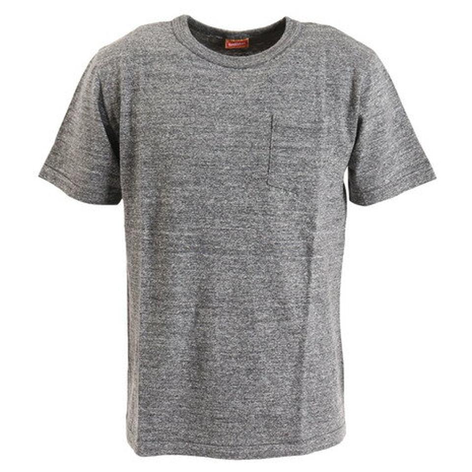 ヘルスニット(Healthknit)(メンズ)半袖Tシャツ メンズ ヴィンテージ ループウィール 5710 HBLK