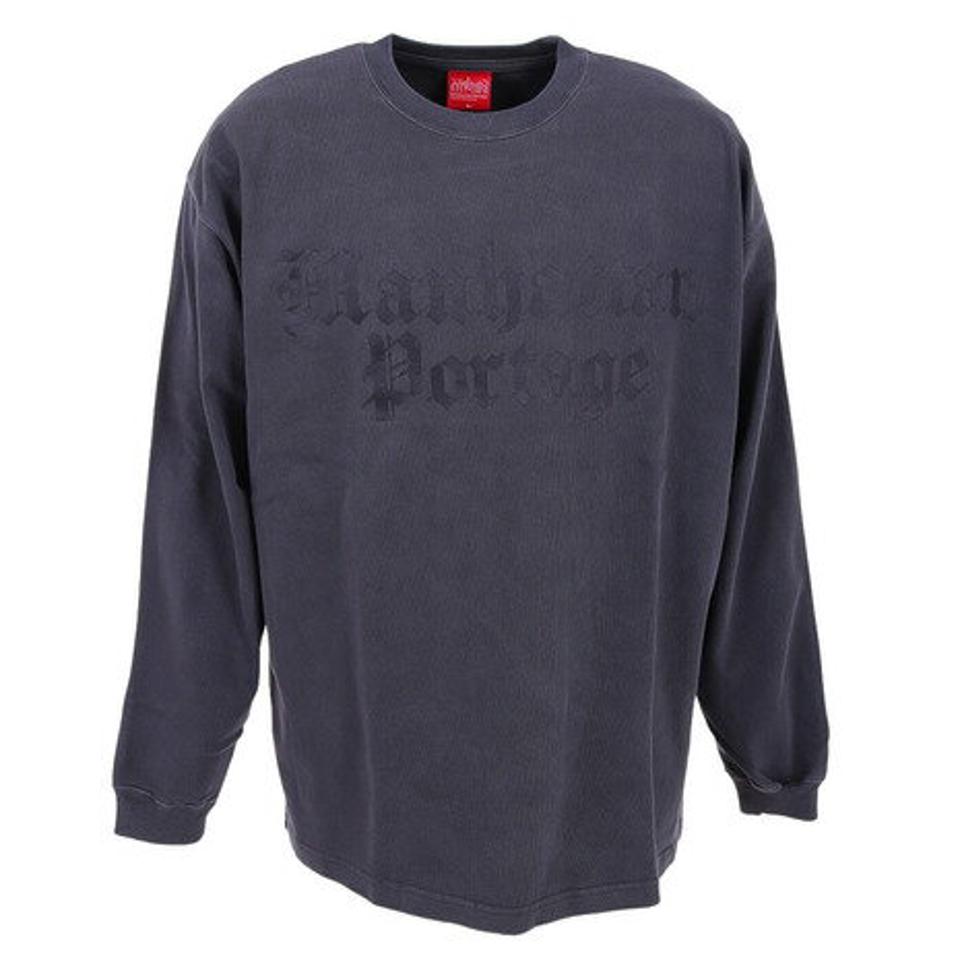 【10%OFFクーポン対象!7/5まで】マンハッタンポーテージ(ManhattanPortage)(メンズ)長袖Tシャツ メンズ PRINT 23SS-MP-M525 CGRY