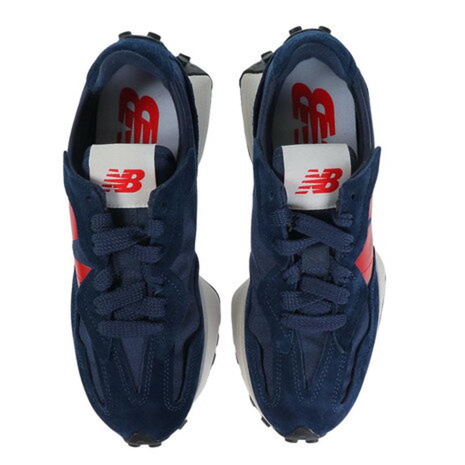 ニューバランス（new balance）（メンズ）スニーカー 327 ネイビー レッド U327WEGD スポーツ カジュアル シューズ スエード 普段履き タウン