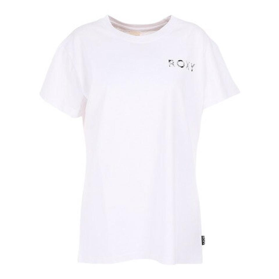 【4/10限定!エントリーで最大100%ポイントバック】ロキシー(ROXY)(レディース)半袖Tシャツ レディース リーフ 23SPRST231613YWHT