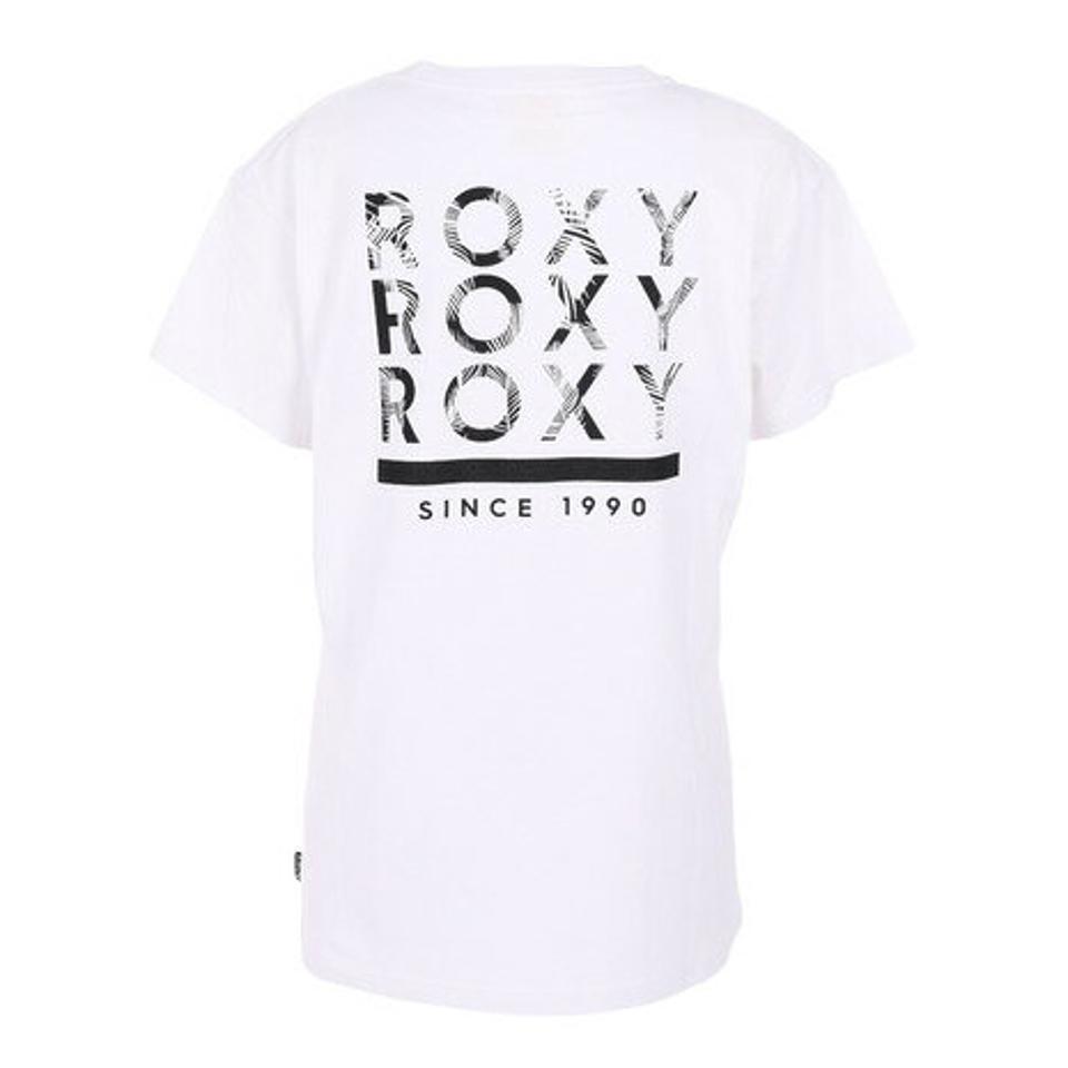 【4/10限定!エントリーで最大100%ポイントバック】ロキシー(ROXY)(レディース)半袖Tシャツ レディース リーフ 23SPRST231613YWHT