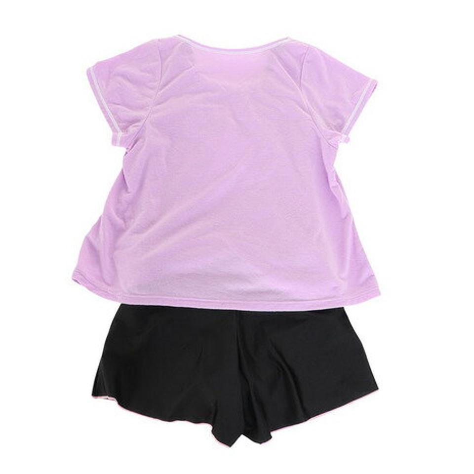 コンバース(CONVERSE)(キッズ)水着 セパレート Tシャツ付き3点セット ガールズ オンスク—ル 372183