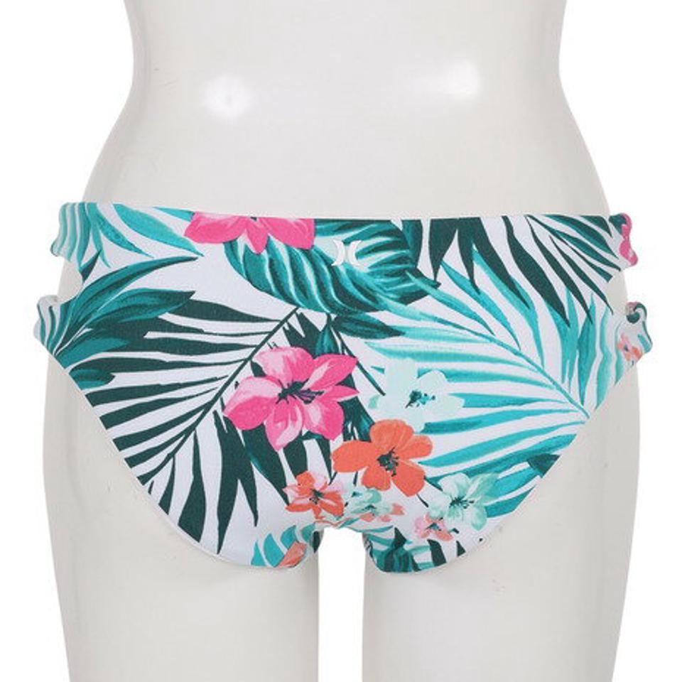 ハーレー（HURLEY）（レディース）水着 ビキニ パンツ ボトム 単品 Max Hawaiian Hideway Surf Swim Bottom 22 HB1038-WHML