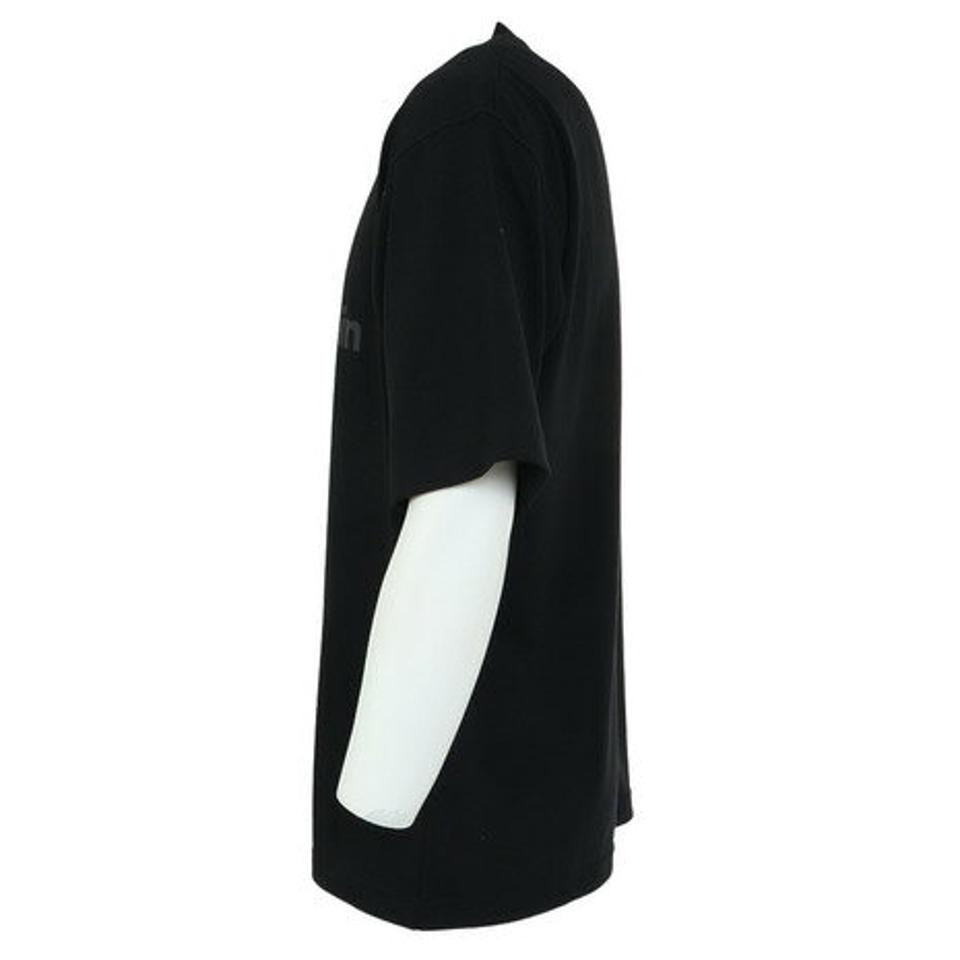 ジャックウルフスキン(JackWolfskin)(メンズ)半袖Tシャツ JP STANDARD LOGO Tシャツ 5031191-6000 ブラック