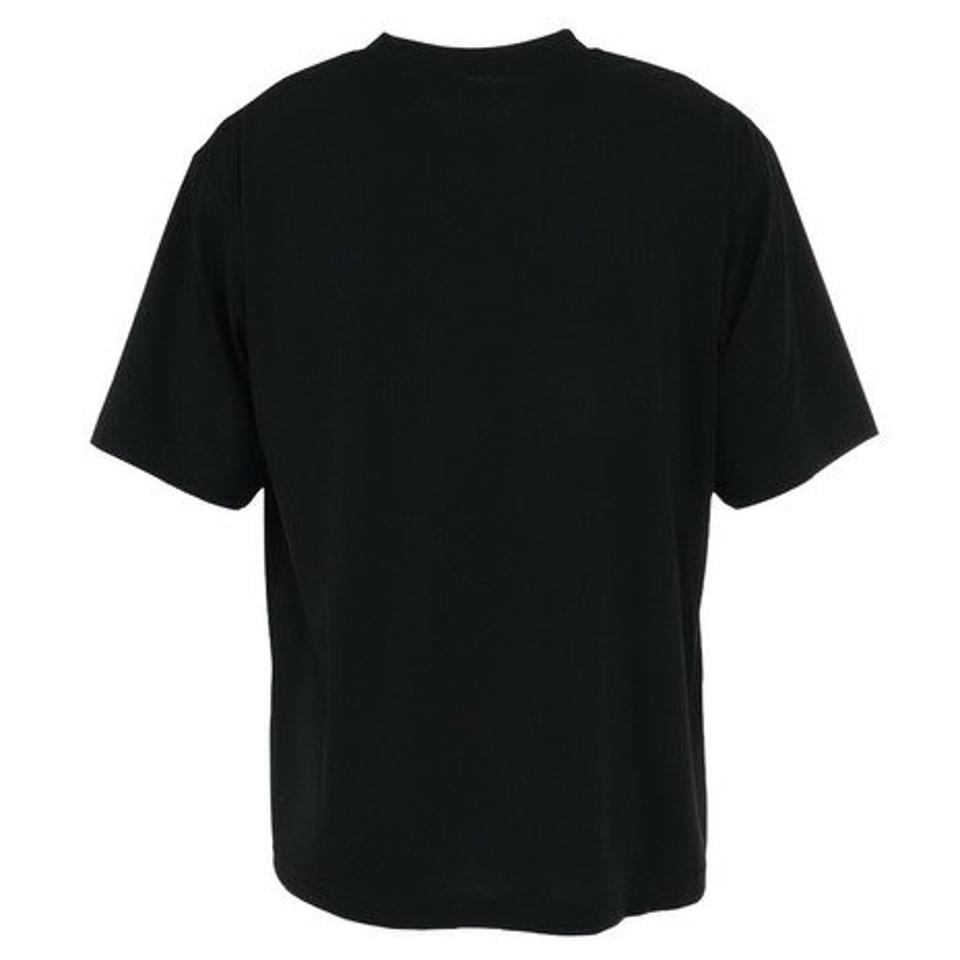 ジャックウルフスキン(JackWolfskin)(メンズ)半袖Tシャツ JP STANDARD LOGO Tシャツ 5031191-6000 ブラック