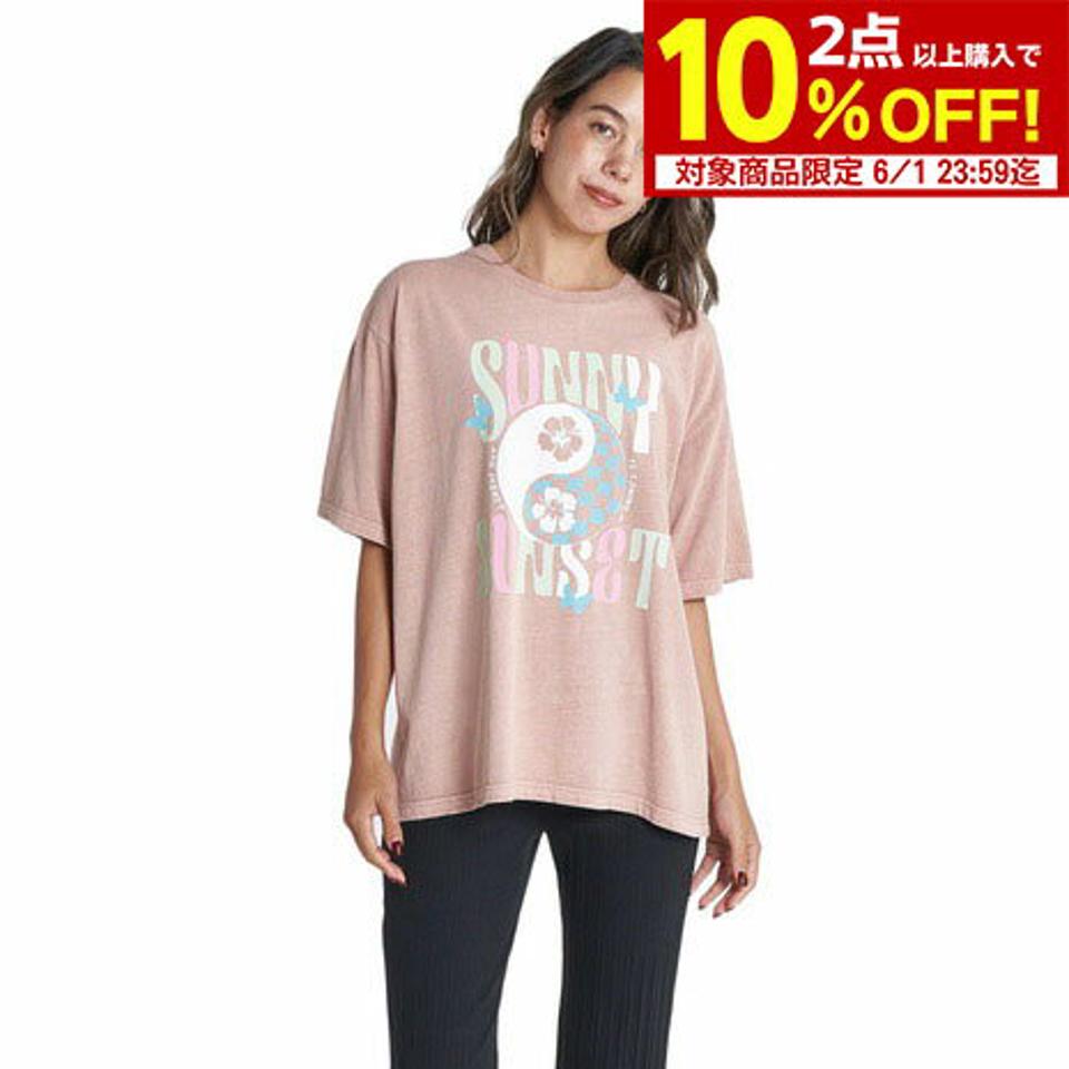 ロキシー(ROXY)(レディース)半袖Tシャツ レディース WHEN IT'S FINE Tシャツ RST232029 COR