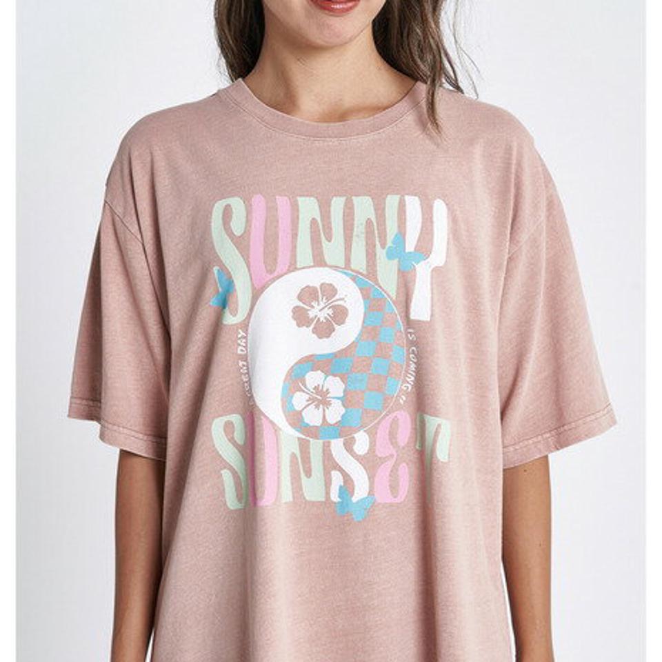 ロキシー(ROXY)(レディース)半袖Tシャツ レディース WHEN IT'S FINE Tシャツ RST232029 COR