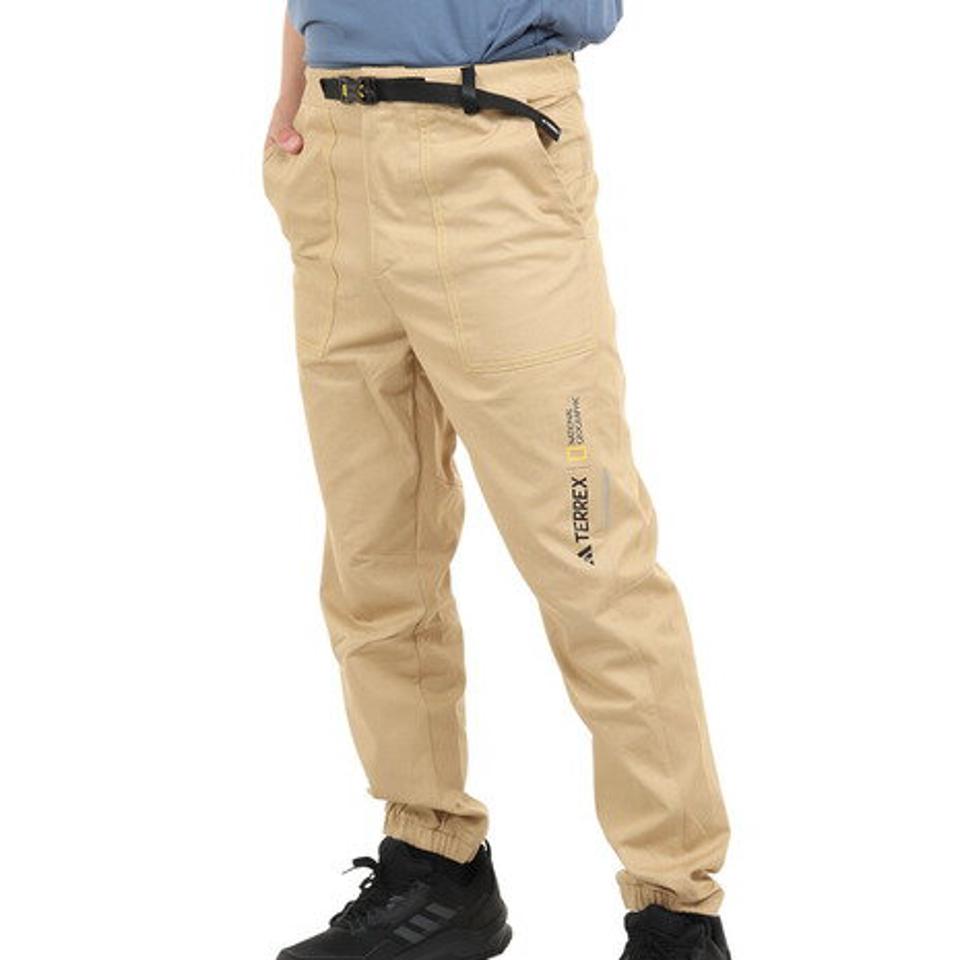 アディダス（adidas）（メンズ）パンツ ボトム ナショナル ジオグラフィック ツイルパンツ BVZ52-IC1999 ベージュ