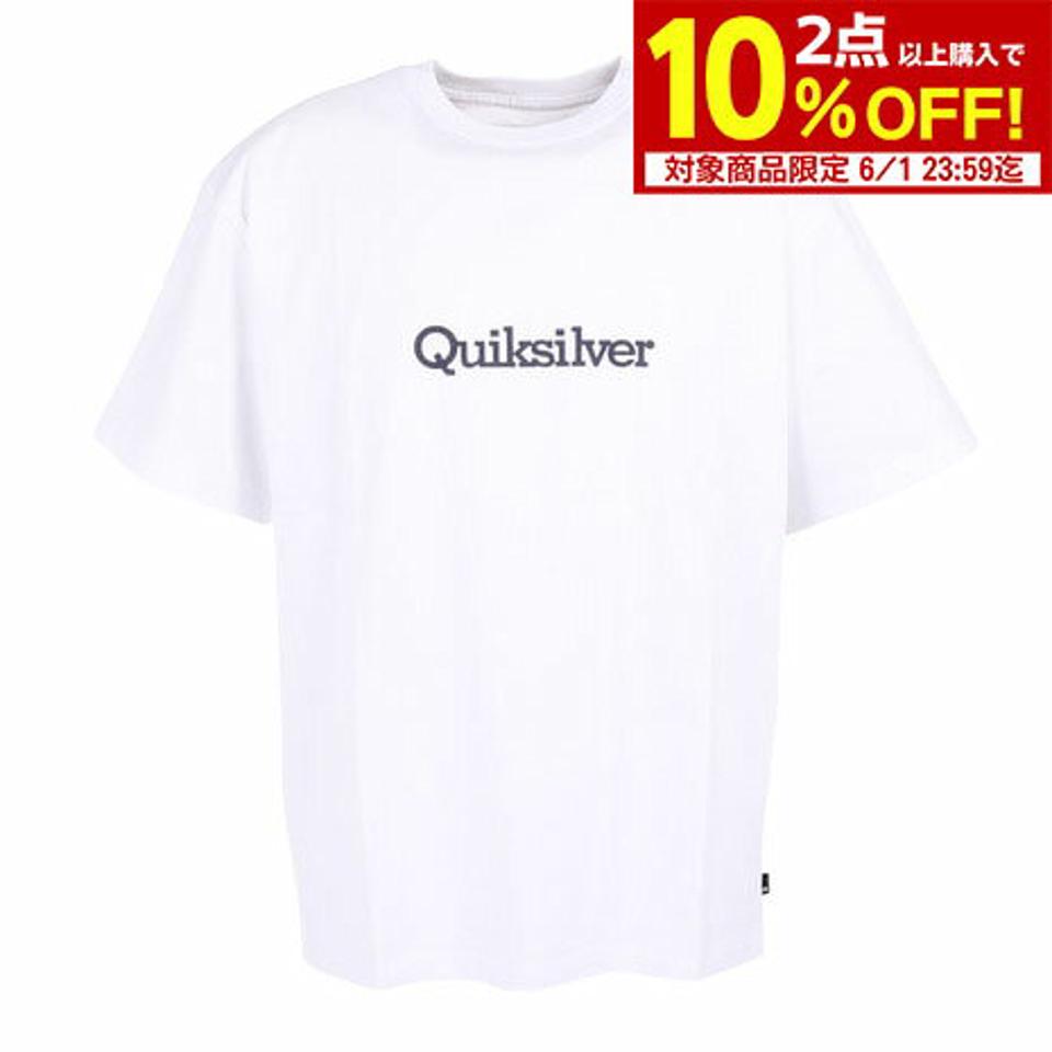 【3/10 24h限定 エントリー&対象3店舗以上買い回りで最大P10倍!】クイックシルバー(Quiksilver)(メンズ)半袖Tシャツ メンズ OF THE SHORE ST 23SPQST231609YWHT