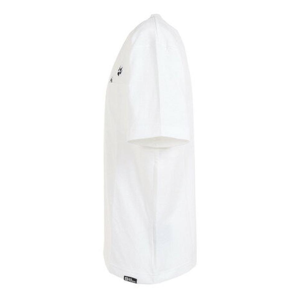 ジャックウルフスキン(JackWolfskin)(メンズ)半袖Tシャツ JP PAW IN POCKET 半袖Tシャツ V2 5023432-5018 ホワイト