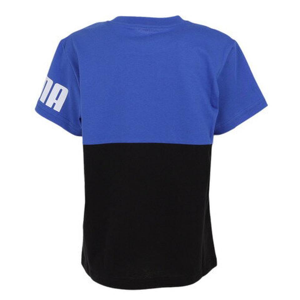 プーマ(PUMA)(キッズ)半袖 Tシャツ キッズ ボーイズ PUMA POWER 675170 92 BLU