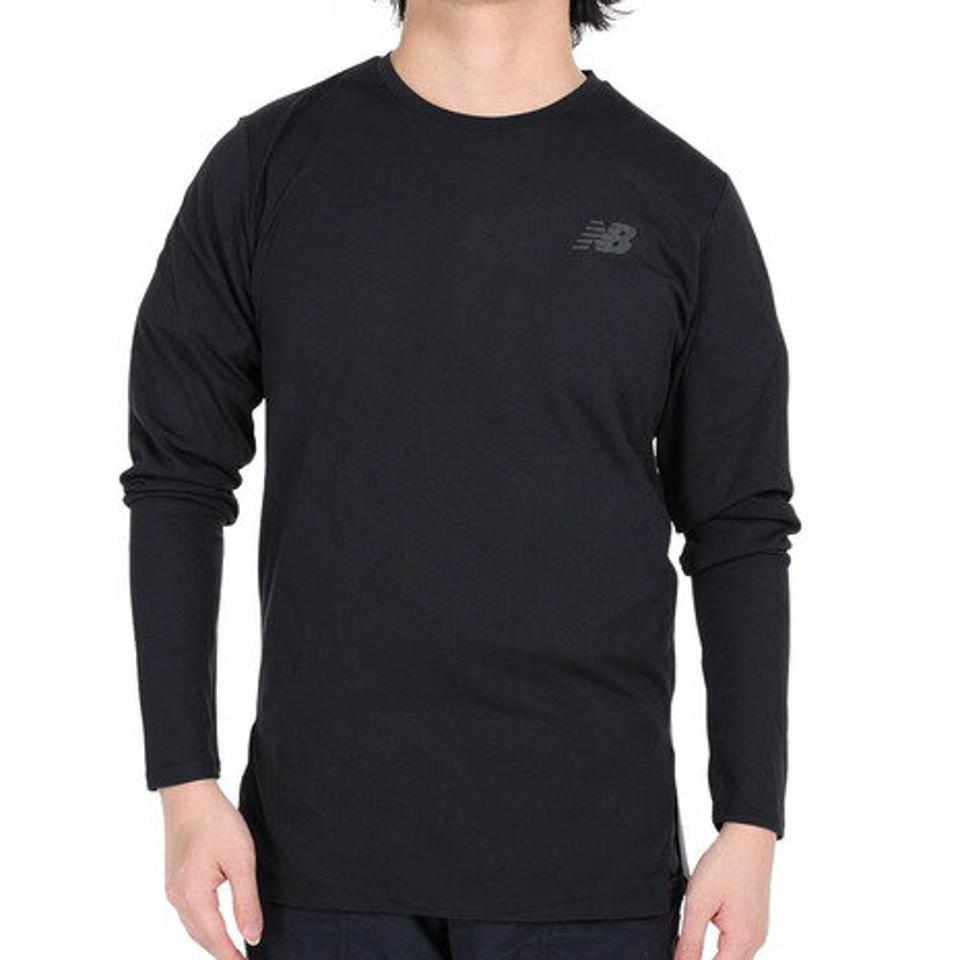 ニューバランス(new balance)(メンズ)Q Speed ジャカードロングスリーブTシャツ MT31282BK