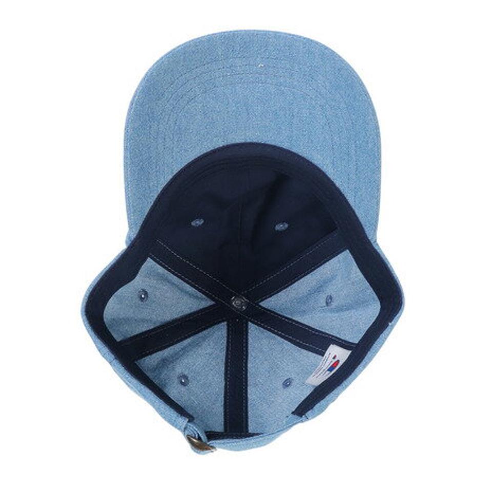 【10%OFFクーポン対象！6/1まで】チャンピオン-ヘリテイジ（CHAMPION-HERITAGE）（キッズ）ジュニア ツイルデニムキャップ 141-002A DBLU