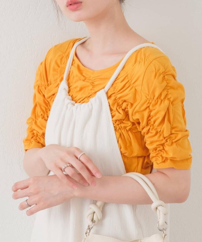 【Kastane】ランダムシャーリング5分袖TEE