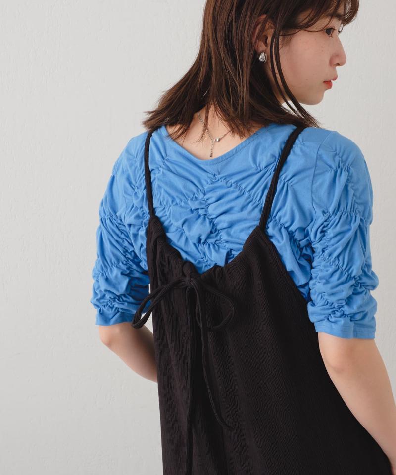 【Kastane】ランダムシャーリング5分袖TEE