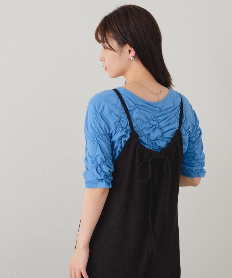 【Kastane】ランダムシャーリング5分袖TEE