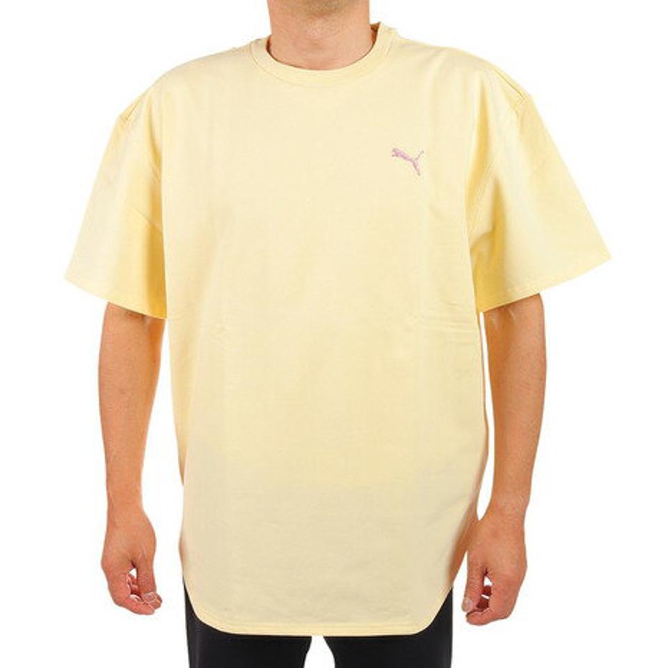 【6/5 24h限定 エントリー&対象4店舗買い回りで最大P10倍!】プーマ(PUMA)(メンズ)半袖Tシャツ メンズ SUPER PUMA Tシャツ 671097 41 YEL