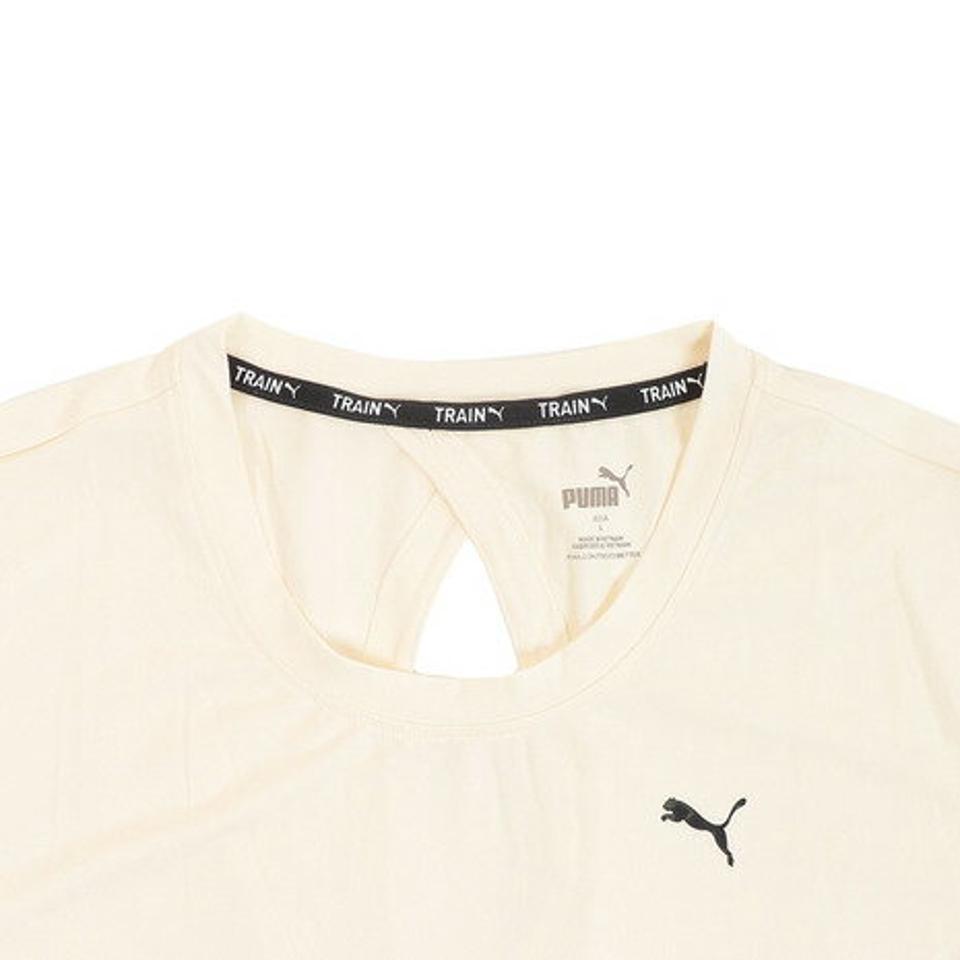 プーマ(PUMA)(レディース)半袖Tシャツ レディース ヨガ スタジオ ヨギーニ ライト 523615 66 WHT