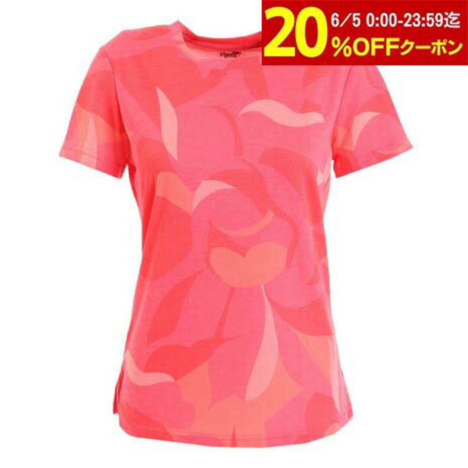 プーマ(PUMA)(レディース)半袖Tシャツ レディース ヨガ スタジオ AOP 523534 63 SPNK