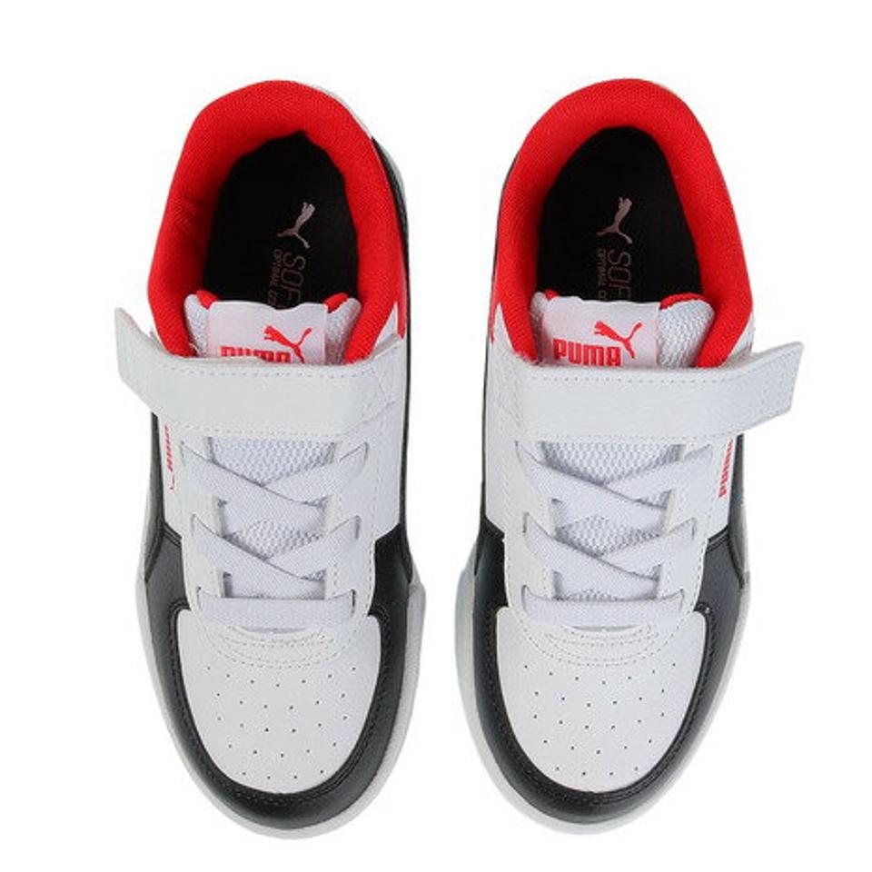 【20%OFFクーポン対象！6/5まで】プーマ（PUMA）（キッズ）ジュニア スニーカー CAVEN ブロック ALTERNATIVE クロージャー AC+PS ホワイト 39147001 カジュアル スポーツシューズ 面ファスナー