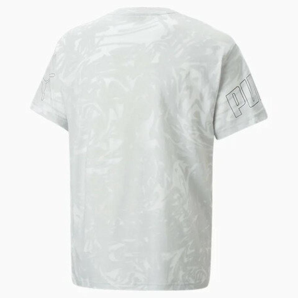 【6/5 24h限定 エントリー&対象4店舗買い回りで最大P10倍!】プーマ(PUMA)(キッズ)半袖 Tシャツ キッズ パワー サマー AOP 675803 02 WHT