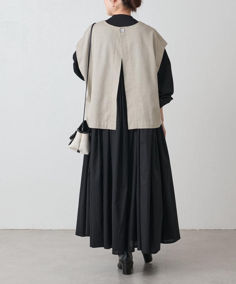 《セットアップで着れる》ショートベスト