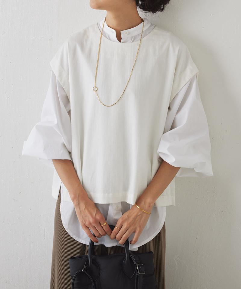 《セットアップで着れる》ショートベスト