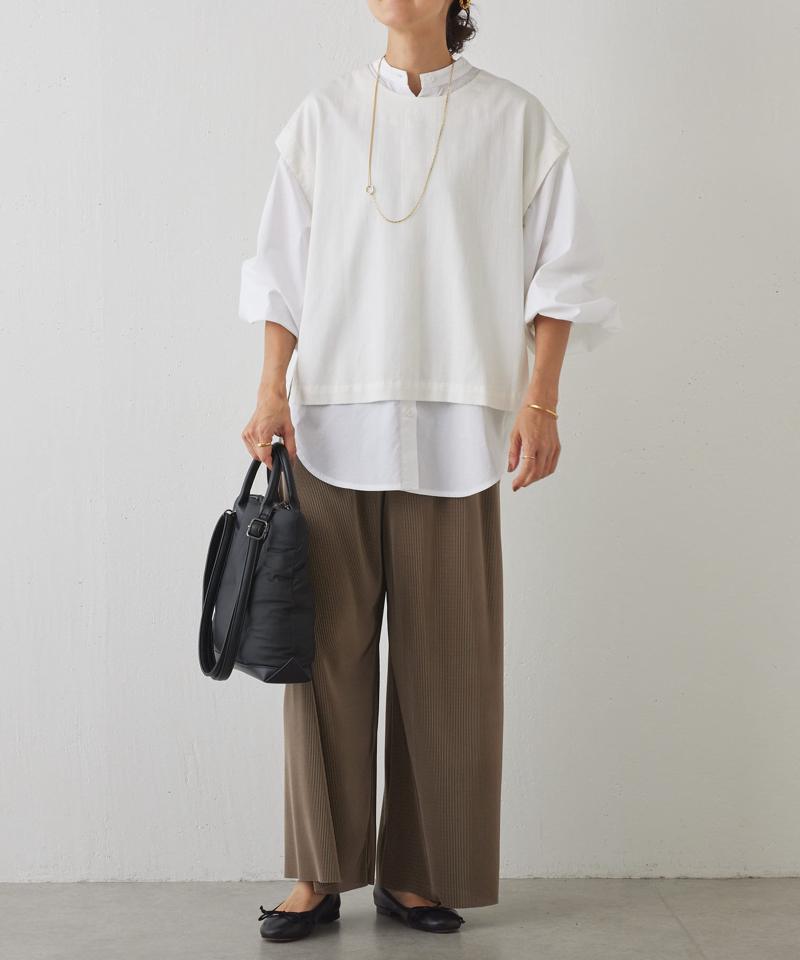 《セットアップで着れる》ショートベスト