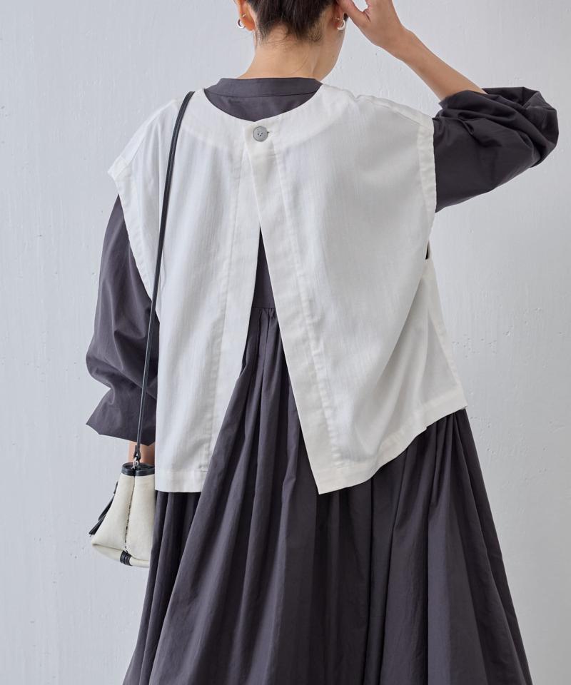 《セットアップで着れる》ショートベスト