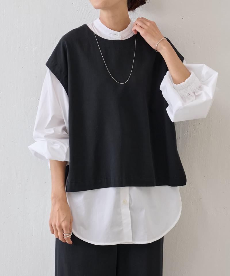 《セットアップで着れる》ショートベスト