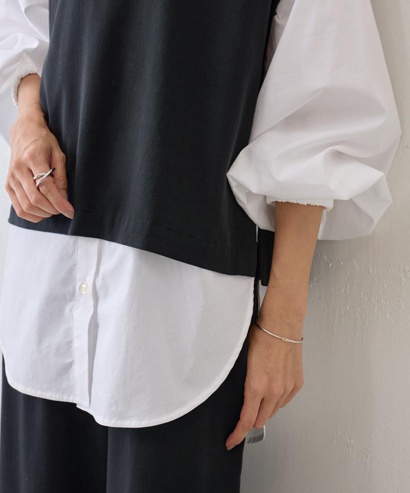 《セットアップで着れる》ショートベスト