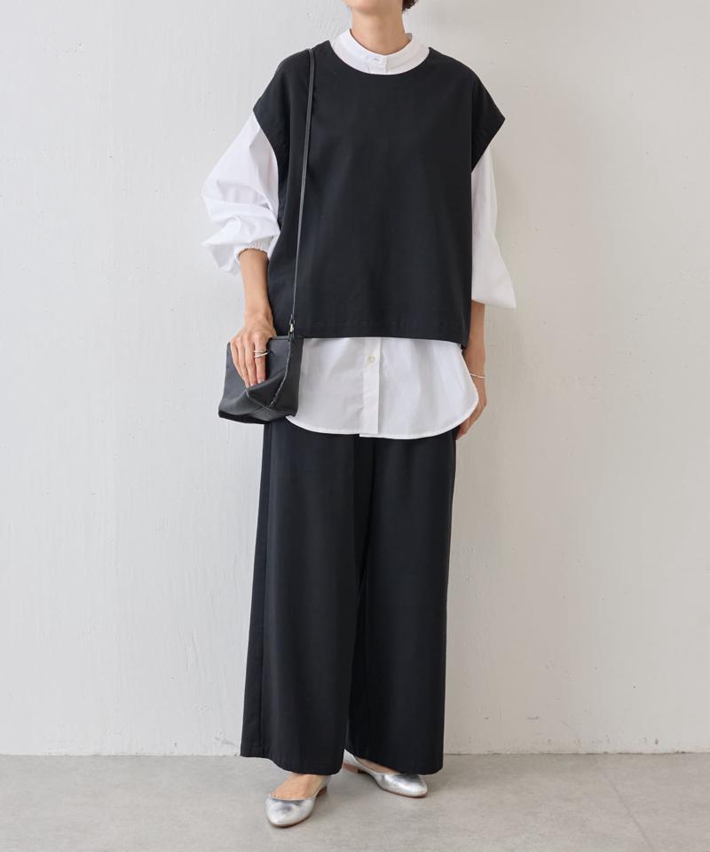 《セットアップで着れる》ショートベスト