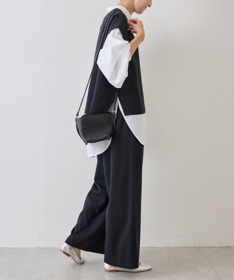 《セットアップで着れる》ショートベスト