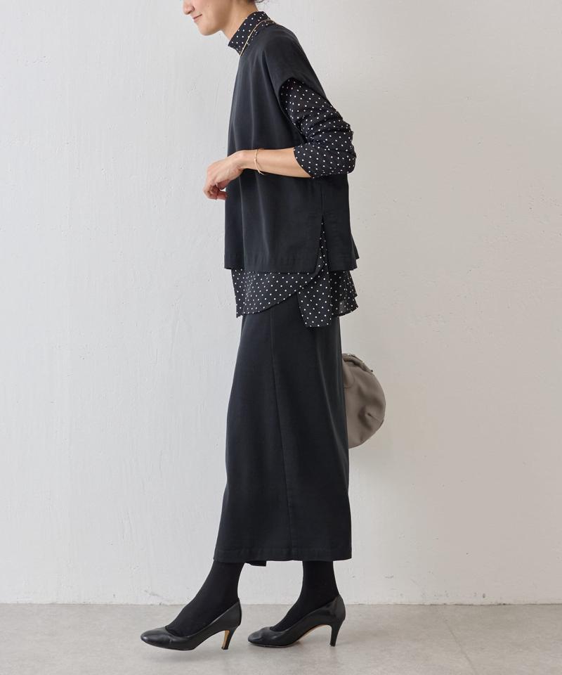 《セットアップで着れる》ショートベスト