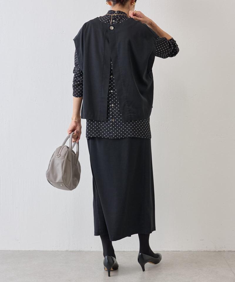 《セットアップで着れる》ショートベスト