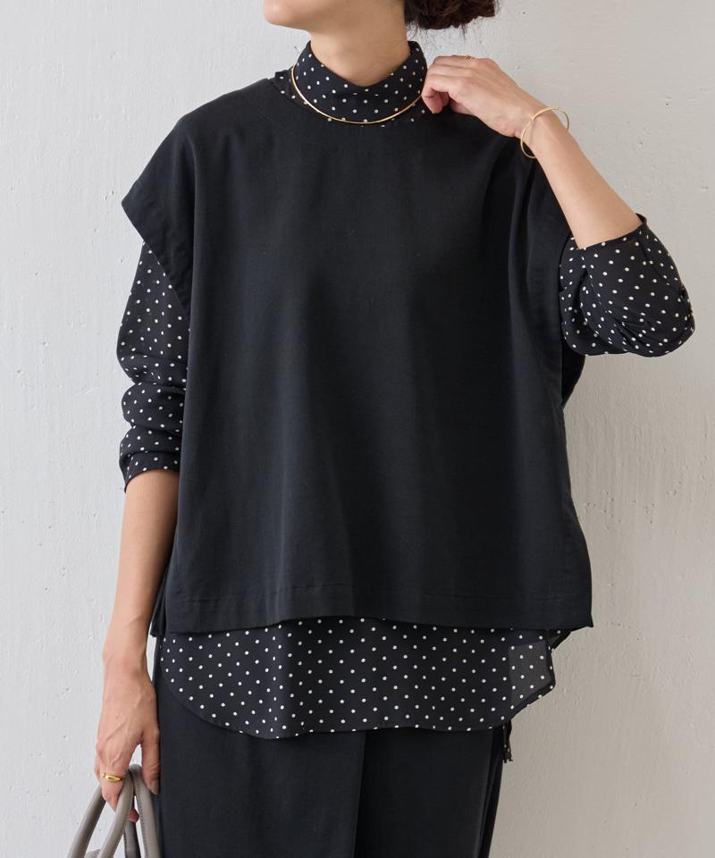 《セットアップで着れる》ショートベスト