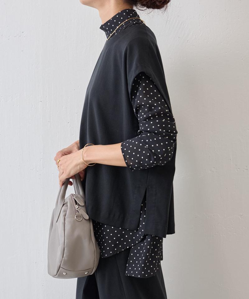 《セットアップで着れる》ショートベスト