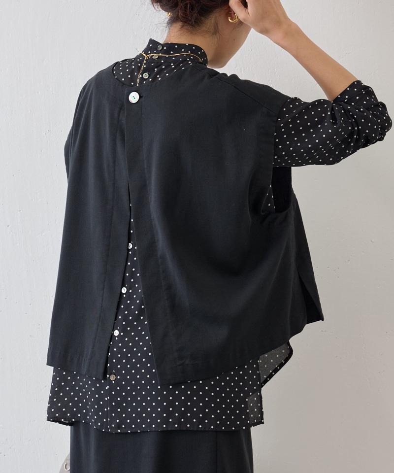 《セットアップで着れる》ショートベスト