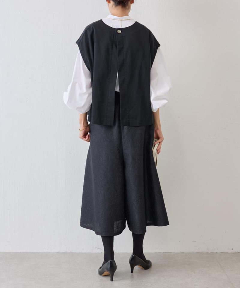 《セットアップで着れる》ショートベスト