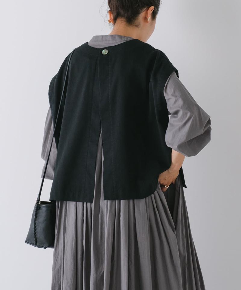 《セットアップで着れる》ショートベスト
