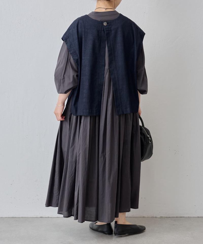 《セットアップで着れる》ショートベスト