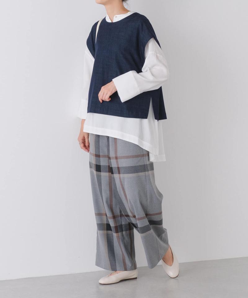 《セットアップで着れる》ショートベスト