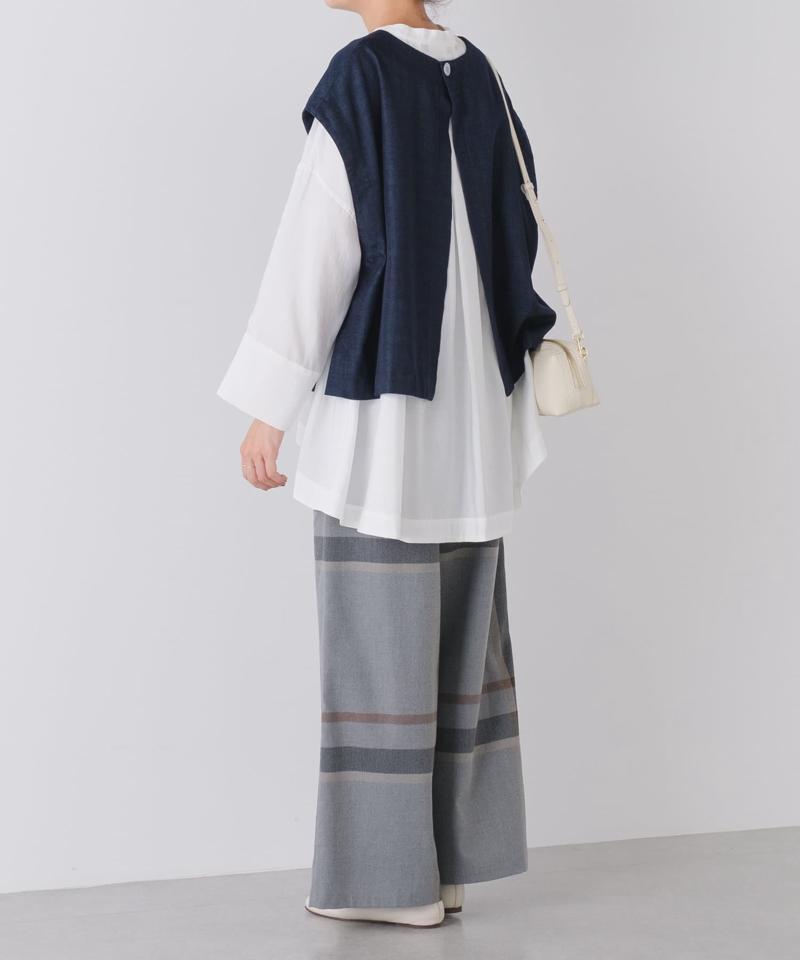 《セットアップで着れる》ショートベスト