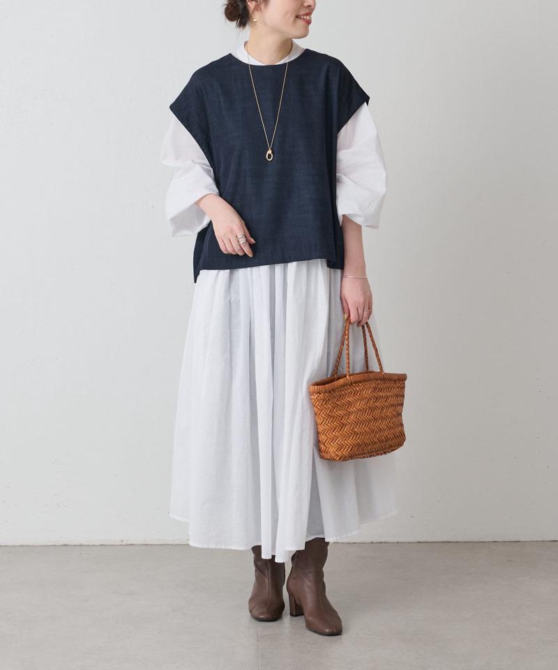 《セットアップで着れる》ショートベスト