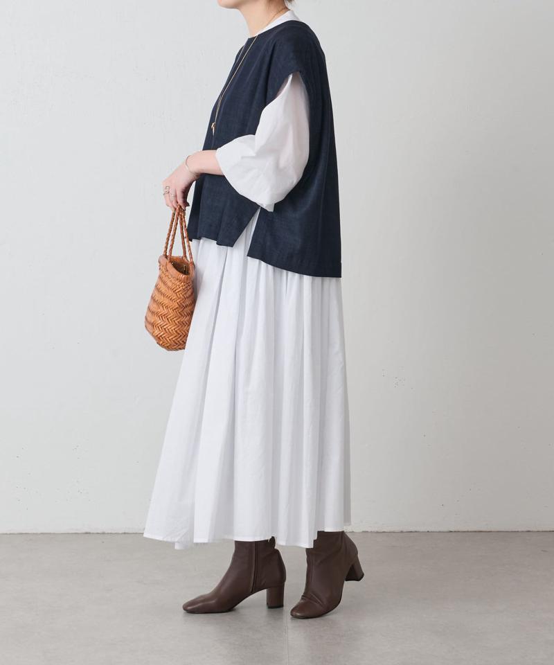 《セットアップで着れる》ショートベスト