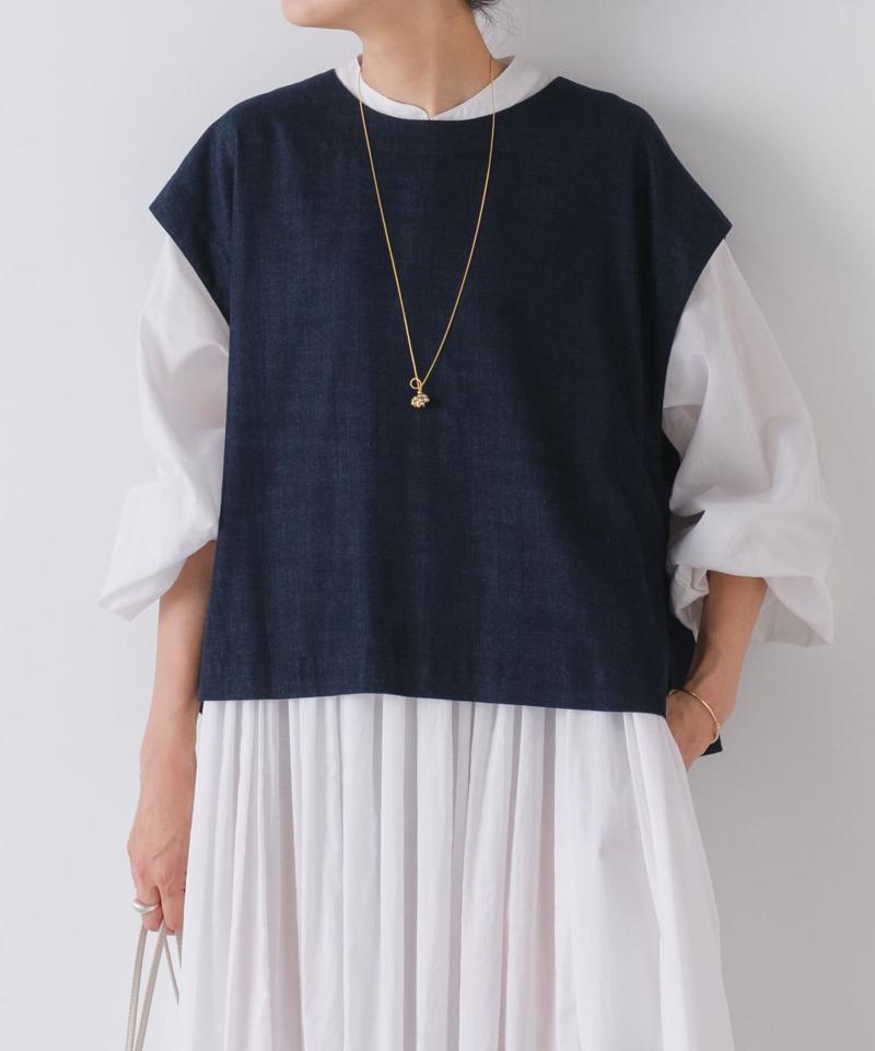 《セットアップで着れる》ショートベスト